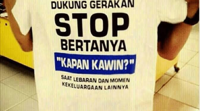 Apa Reaksi Agan and Sista Pas Ditanya Kapan Nikah?