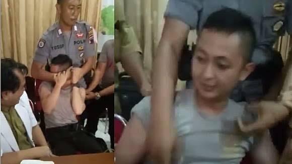 Viral, Polisi Takut Jarum Suntik