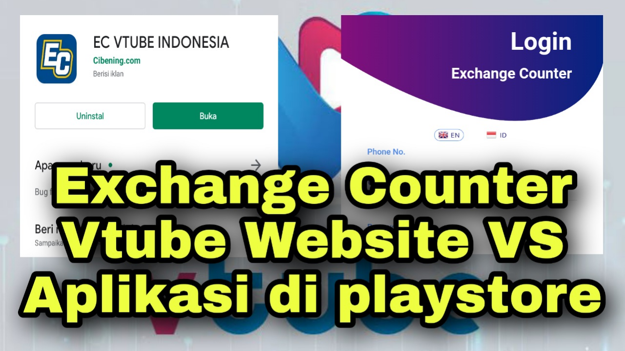 HATI-HATI BERTRANSAKSI DI EXCHANGE COUNTER VTUBE