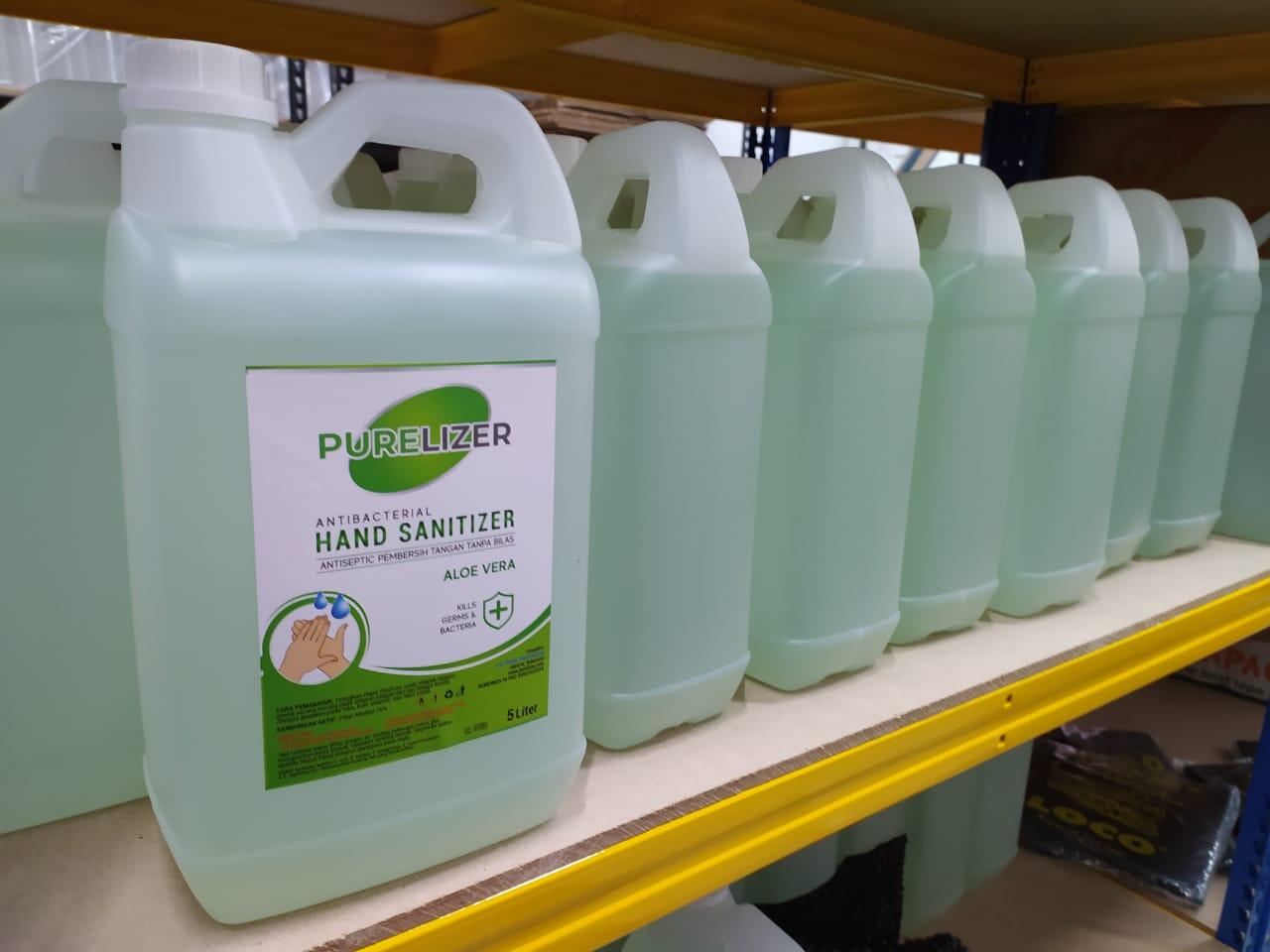 Open Reseller: PURELIZER Hand Sanitizer Cair 1L &amp; 5L Ijin Kemenkes Langsung Pabrik