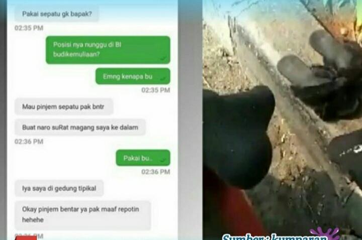 Wanita ini Pesan Ojol Hanya Untuk Pinjam Sepatu Driver! Saat Kepepet, Apa pun Jadi! 