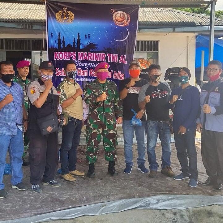 Yonmarhanlan I Bagikan 2 Ekor Sapi Kepada Masyarakat di Idul Adha 1441 H