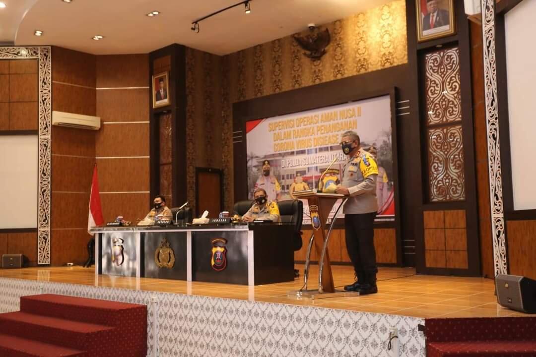 Kapolda Sumut Membuka Langsung Supervisi Operasi Aman Nusa ll