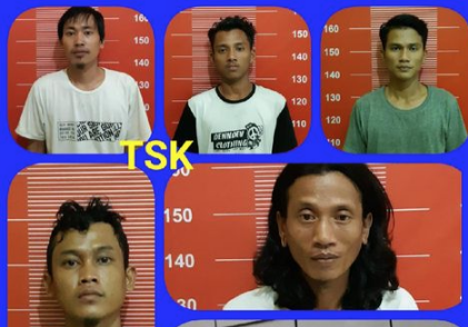 Pukuli Lalu Bawa Terduga Pencuri ke Polisi, 5 Pemuda Jadi Tersangka