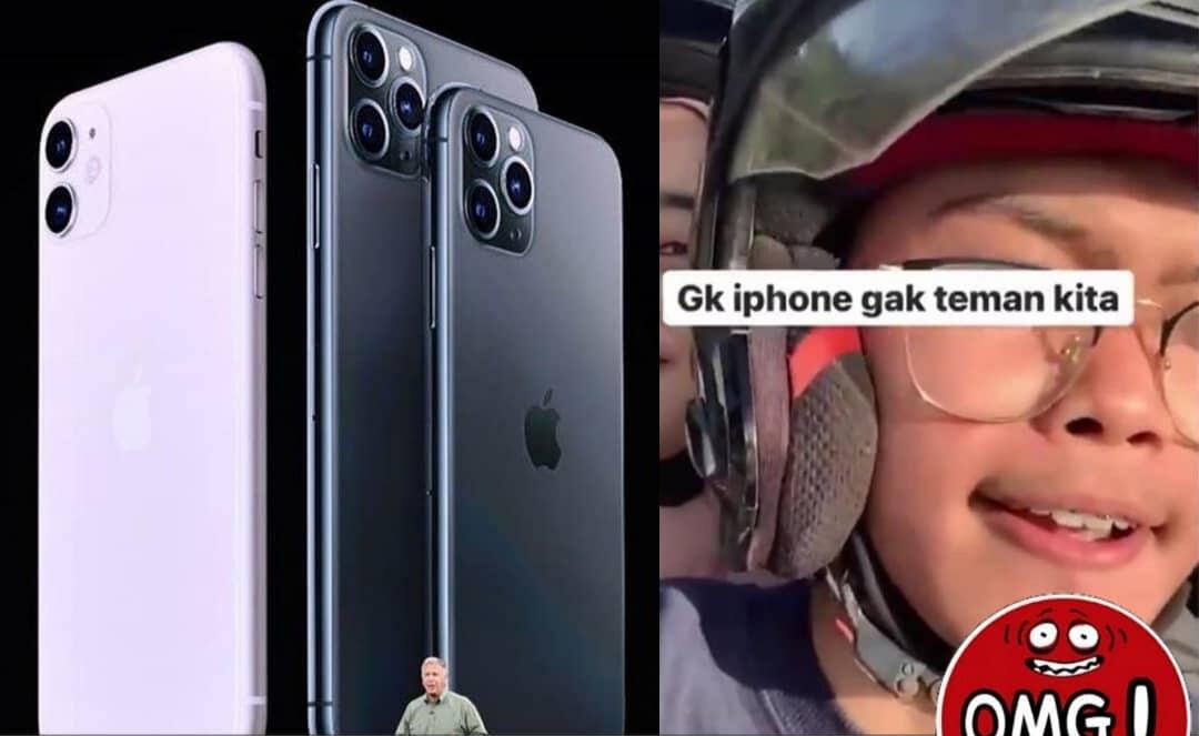 Vidio Pria dan Perempuan yang Bilang, Gak Iphone Gak Temanan Kita! Diskak Netizen!