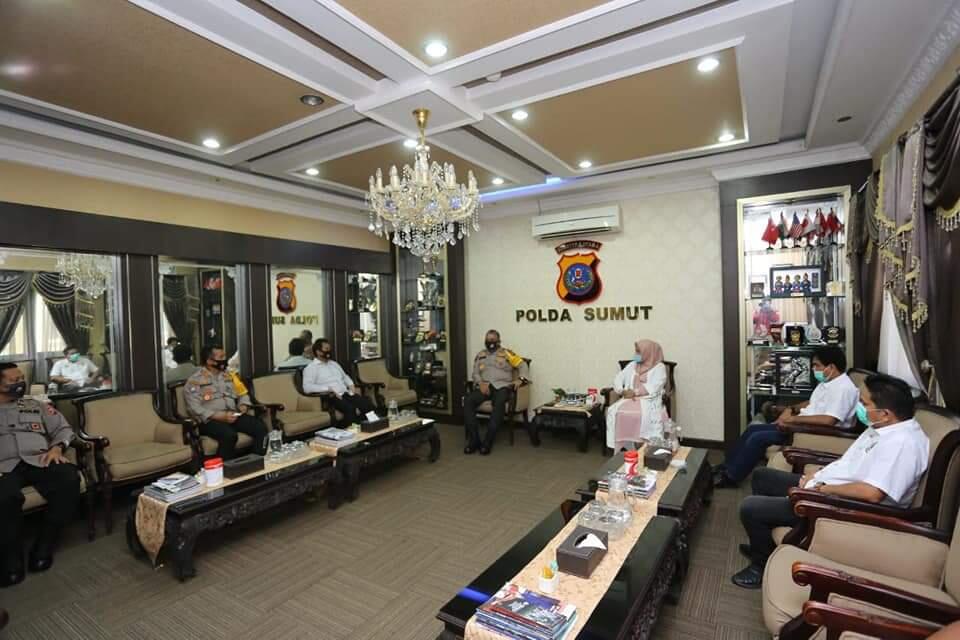Kapolda Sumut silaturrahmi dan audiensi dengan Bunda Indah Foundation