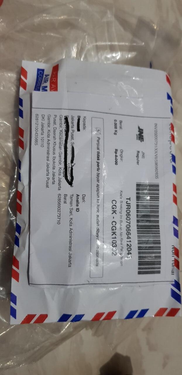 Paket paket misterius dari oknum user Tokped