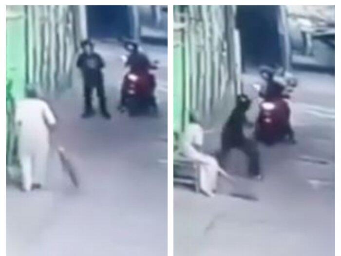Nekat Jambret Kalung Nenek-nenek Lagi Nyapu