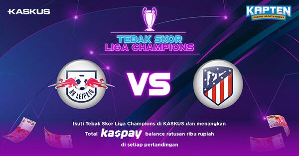 Duel Sengit RB Leipzig vs Atletico Madrid di Perempat Final Liga Champions