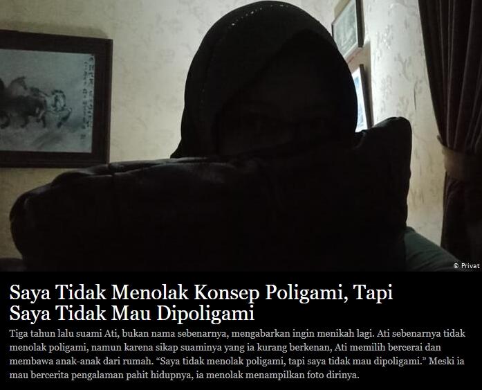 Lebih Baik Tanpa Suami Daripada Dipoligami