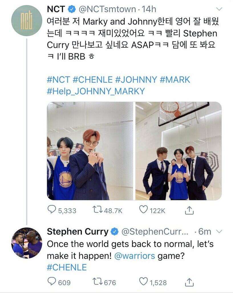 Idolakan Stephen Curry, Chenle ‘NCT’ Akhirnya di Notice!