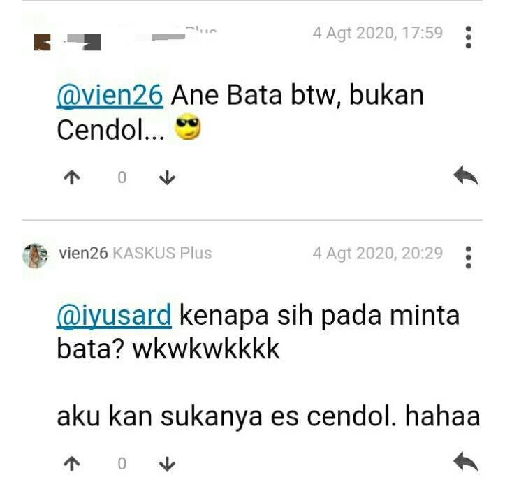 Kenapa Lebih Memilih Bata Daripada Cendol?