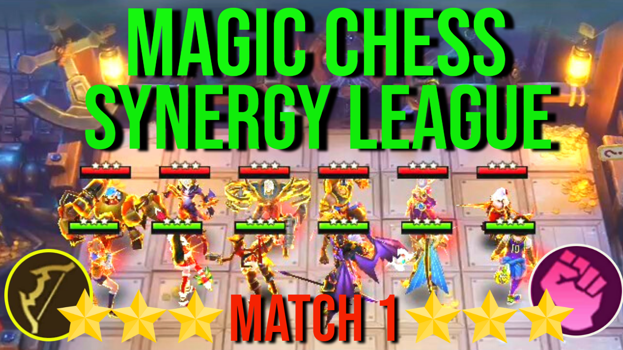 ALL 3 STAR MARKSMAN VS ALL 3 STAR WRESTLER - MAGIC CHESS SYNERGY LEAGUE