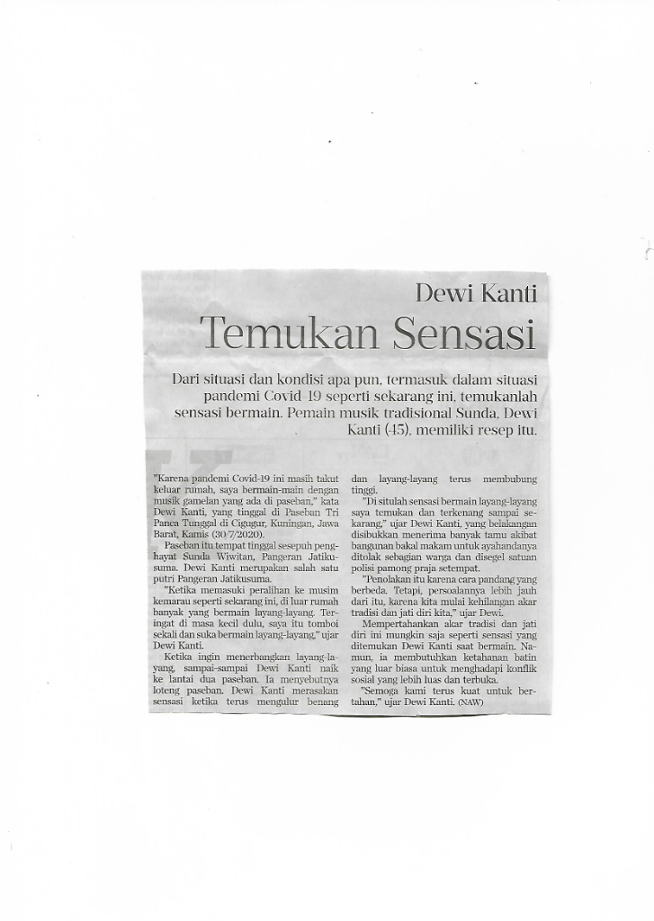 Dewi Kanti Temukan Sensasi