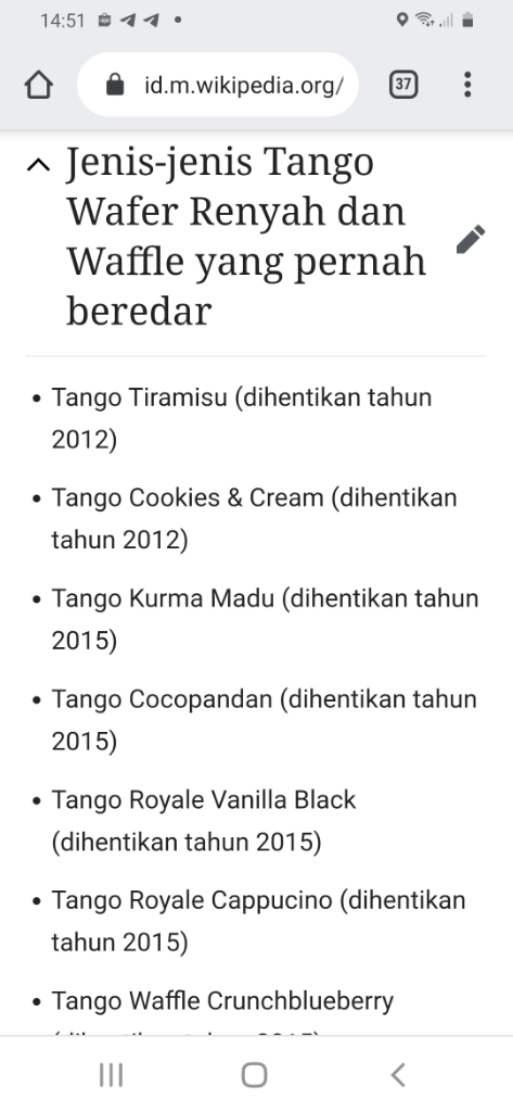 Siapa Yang Kangen Wafer Tango Kurma Madu?