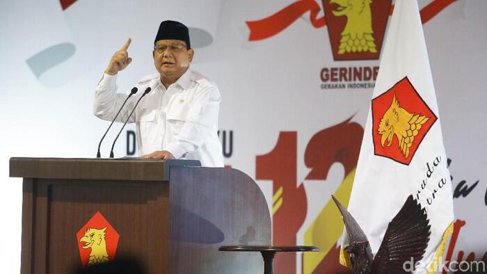 Diminta Gerindra Maju di Pilpres 2024, Begini Respons Prabowo