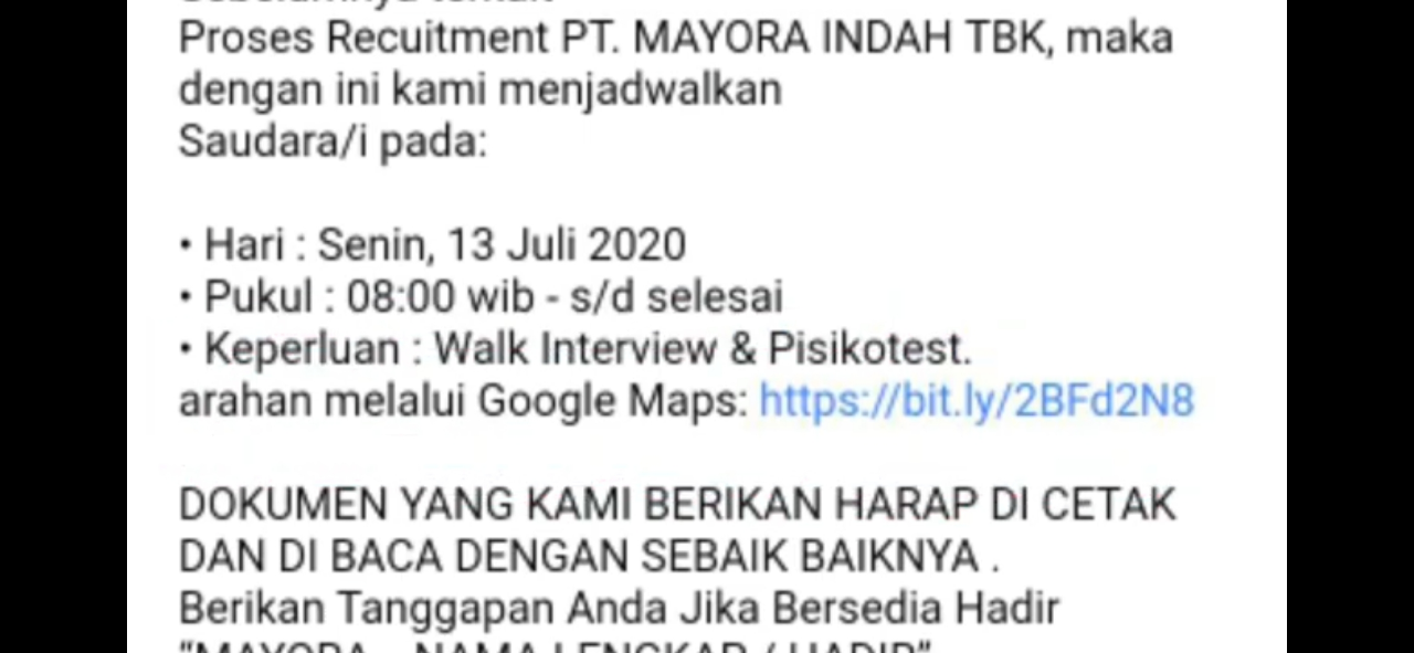 Loker HOAX ( PENIPUAN