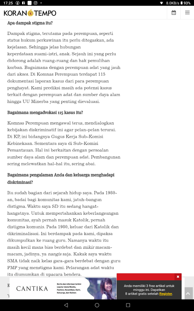 Dewi Kanti Setianingsih : Lepaskan Atribut Keagamaan Untuk Kemanusiaan