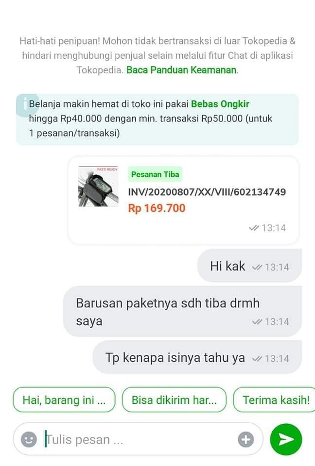 Percakapan-percakapan Paling Lucu Antara Seller dan Buyer Saat Belanja Online