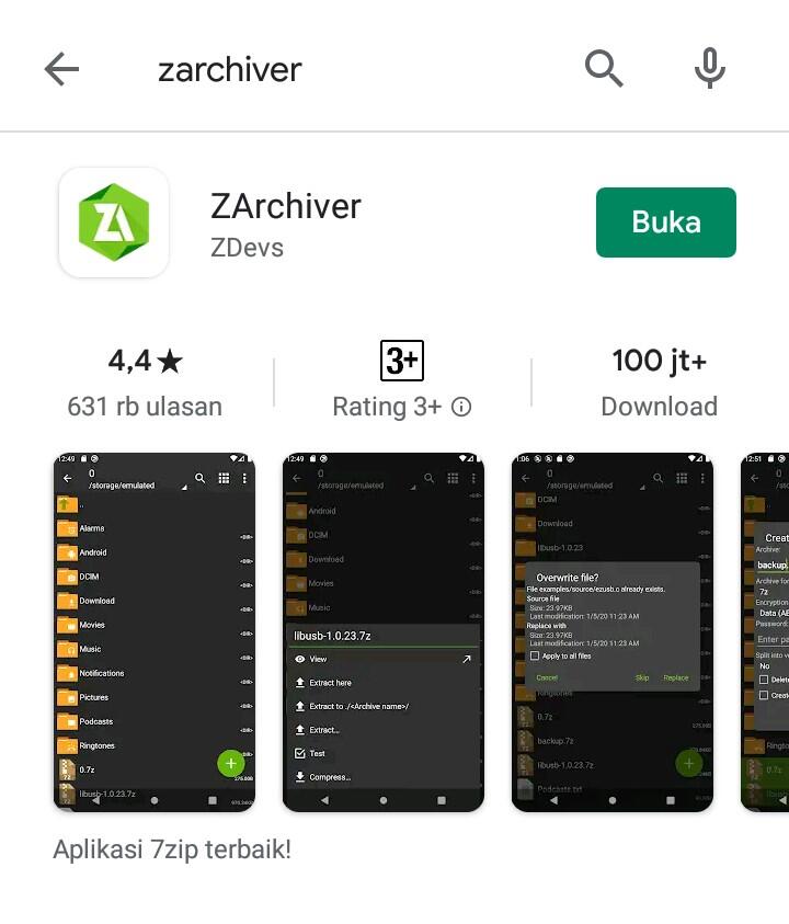 Apa Itu ZArchiver Dan Bagaimana Cara Menggunakannya?