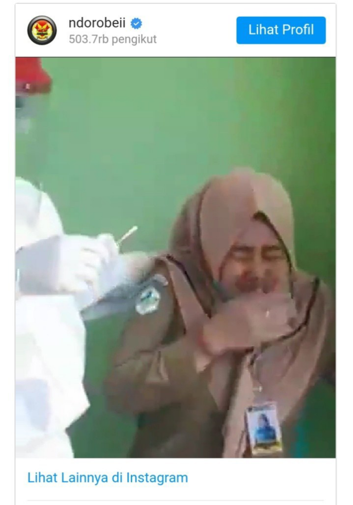 Burung Petugas Medis Di Cekek Sampai Linu Saat Test Swab, Si Ibu Bikin Gemes Deh. 