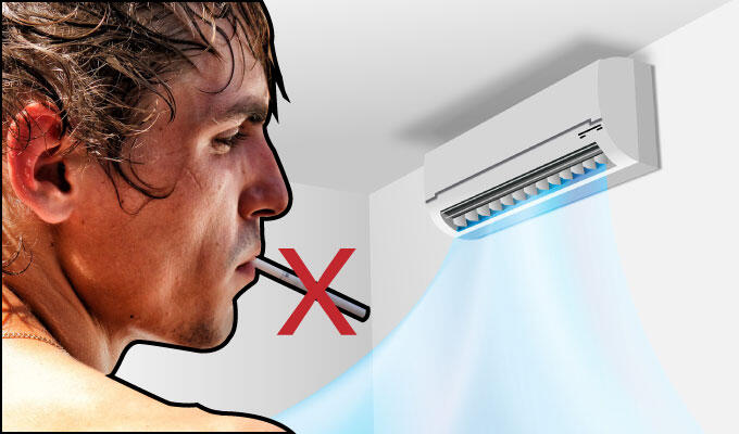 Ternyata Begini Alasan Mengapa Kita Tidak Boleh Merokok di Dalam Ruangan Ber-AC ?