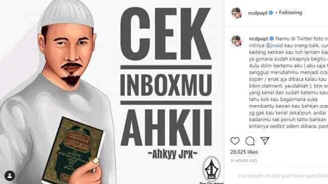 Heboh Foto Jerinx SID Berkopyah, Terungkap Ternyata Ini Agamanya