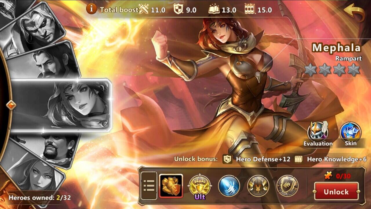 Mephala Sang Wanita Ahli Perisai Might & Magic Heroes: Era of Chaos!