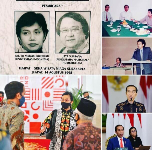 Sri Mulyani Unggah Momen Bareng Jokowi 22 Tahun Lalu, Netizen: Merinding Saya Bacanya