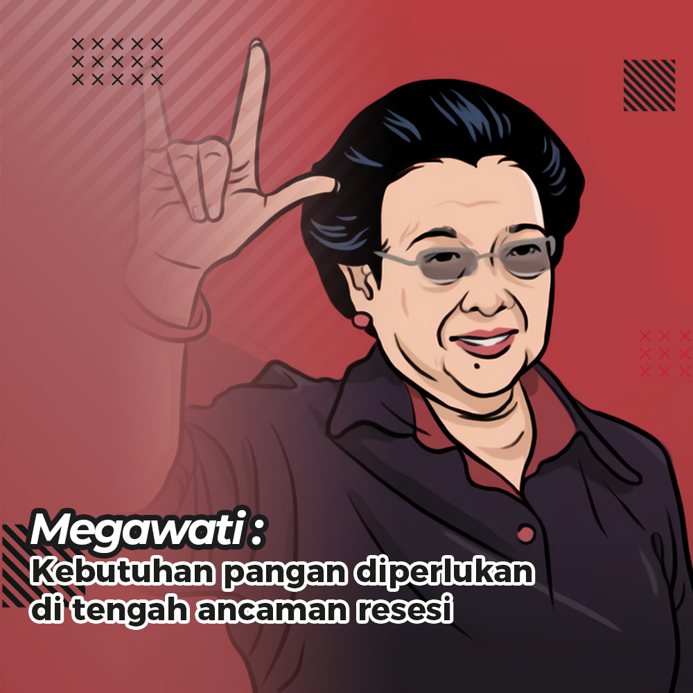 Hadapi Resesi, Megawati Tekankan Jaminan Kebutuhan Pangan