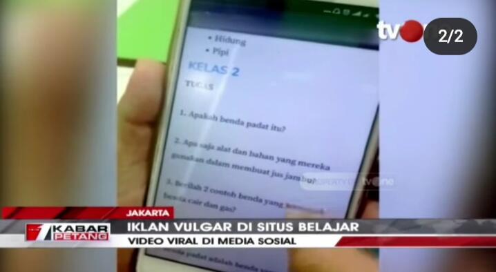 Heboh Iklan Vulgar di Situs Belajar Online, Orang Tua Harus Berikan Pengawasan Lebih!