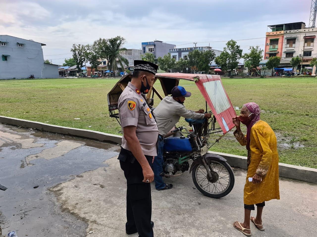 Sambut HUT RI ke 75 Tahun,Kapolsek Medan Labuhan Gelar Bhakti Sosial 