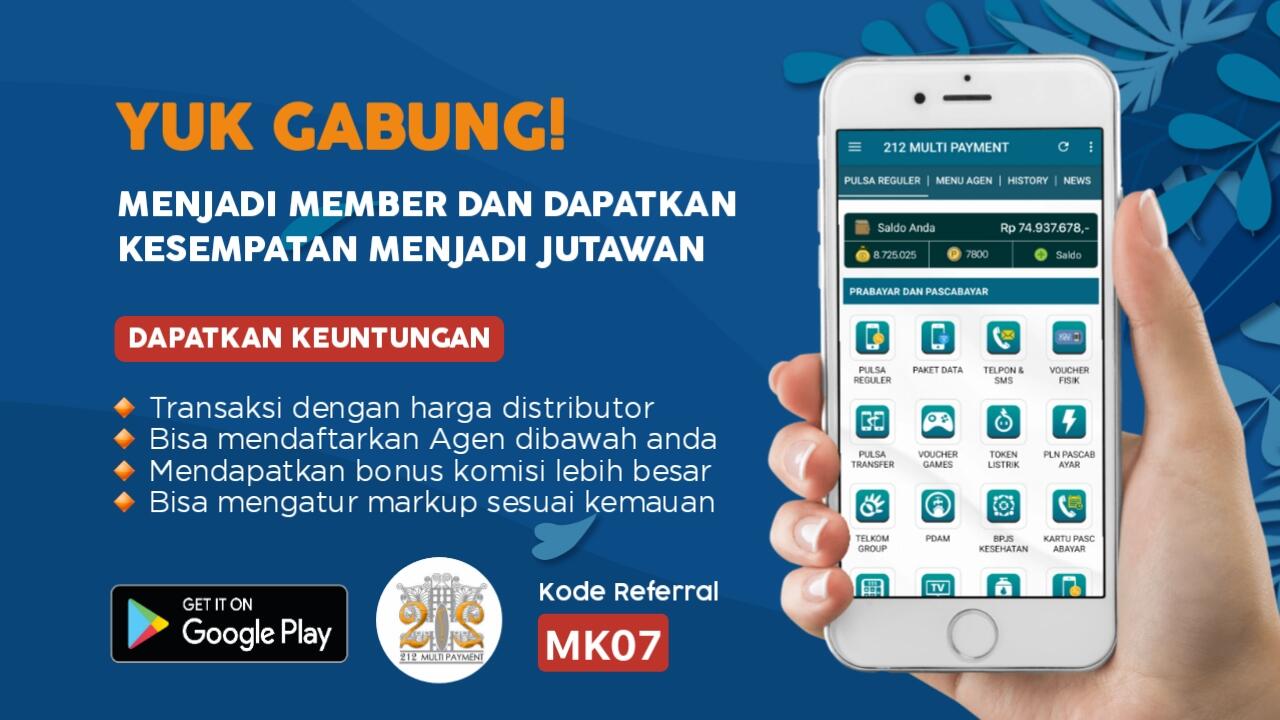 212 MULTI PAYMENT | AGEN PULSA TERMURAH DAN TERBESAR DI INDONESIA