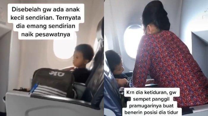 Salut! Anak Kecil Naik Pesawat Sendirian Demi Jenguk Ayahnya Yang Sakit