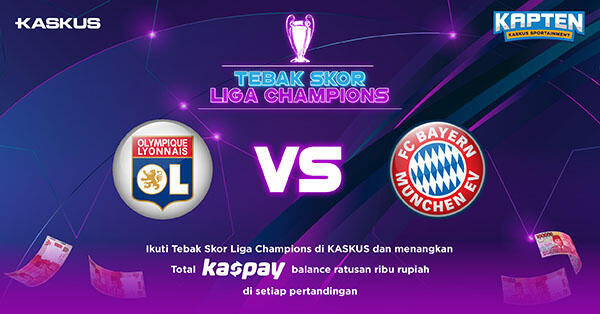 Tebak Skor Liga Champions: Lyon vs Bayern Munchen