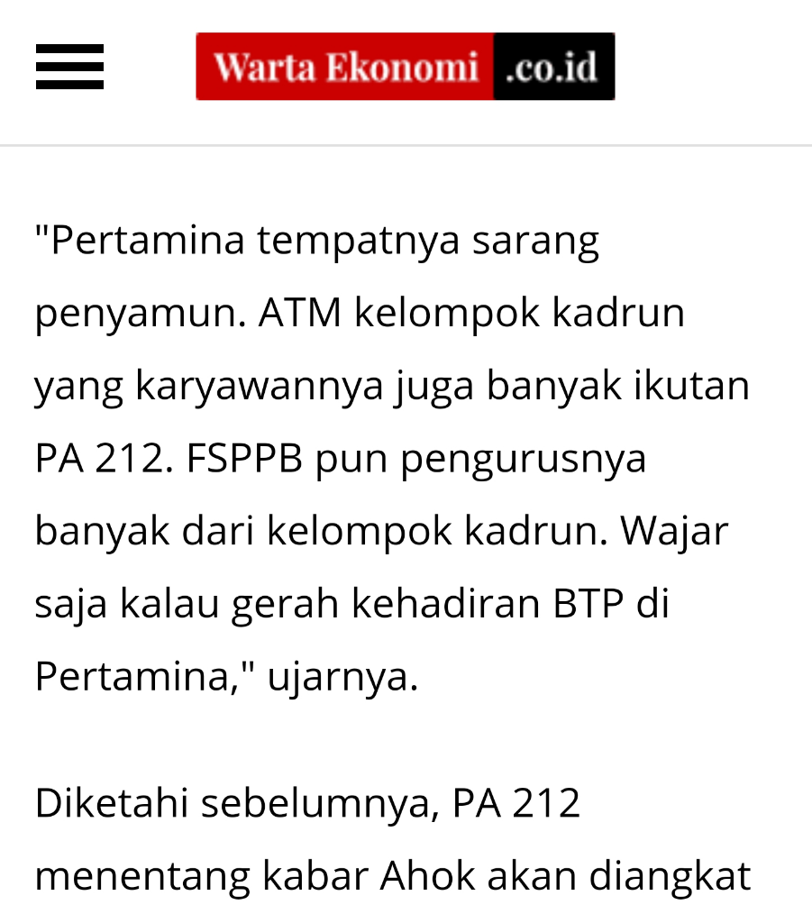 Bagaimana Kinerja Ahok 7 Bulan Jadi Komut di Pertamina?