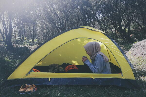 Camping di Camp David Menantikan Sunrise di Ghober Hoet Papandayan. Seperti janjiku!