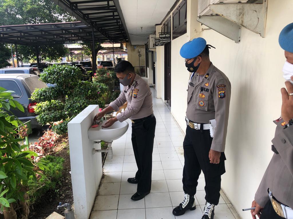 Bid Propam Polda Sumut Disiplinkan Penggunaan Masker di Lingkungan Kerja