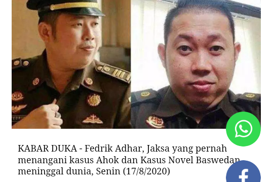 Tuntut Penyerang Novel &amp; Hukum Mati Zul Zivilia, Sebelum Meninggal Begini Si FEDRIK
