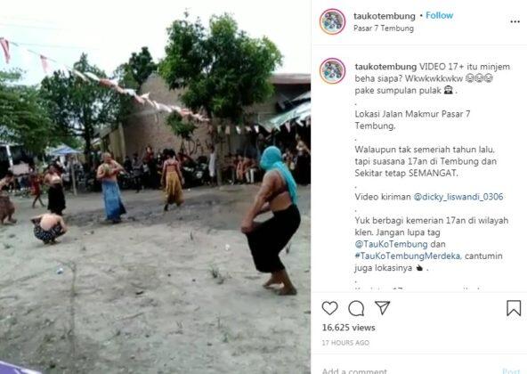 Gak Jadi Lucu, Aksi Tanding Bola Bapak-bapak Pakai Bra Berujung Kecaman
