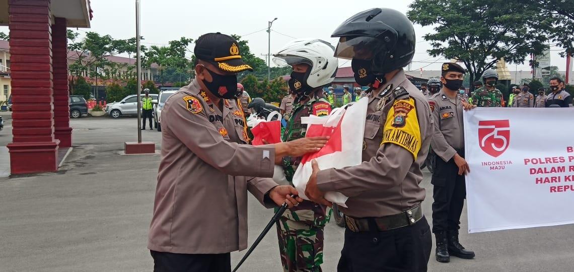 Bhakti Sosial Serentak Polres Belawan Dalam Rangka Menyambut HUT RI ke-75 Tahun