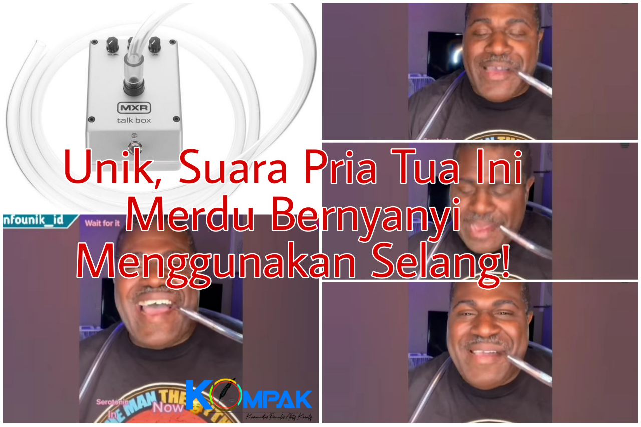 Unik dan Aneh, Pria Tua Ini Bernyanyi Merdu Dengan Menggunakan Selang! Alat Apa Ya?