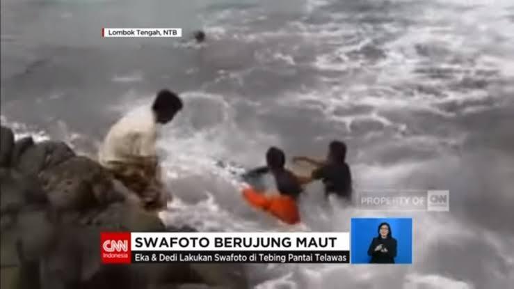Selfie Berujung Maut, Makanya Lihat Tempat Kalau Selfie.