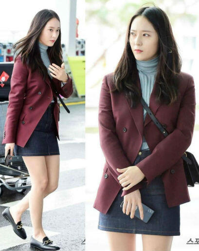 10 Mix And Match Bawahan Rok Krystal Jung, Simpel Dan Modis