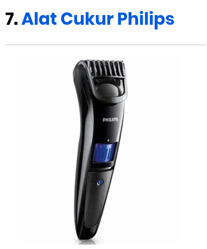 10 Merk Alat Cukur Rambut Terbaik, Rambut Rapi Seketika!