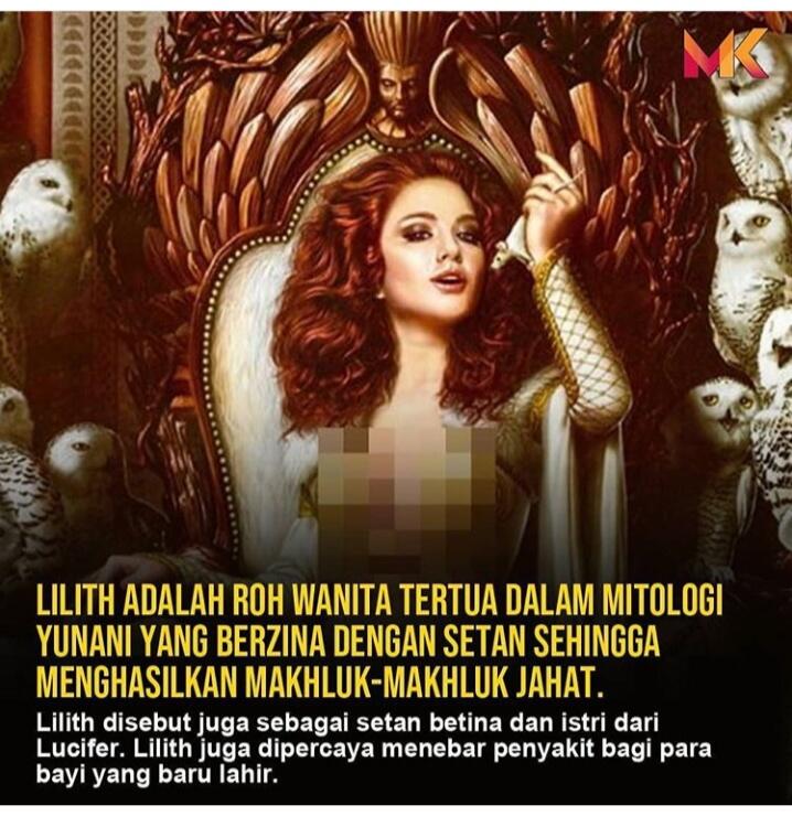 Siapakah Lilith!? Dan Mengapa Dia Disebut Sebagai Wanita Hiperseks?