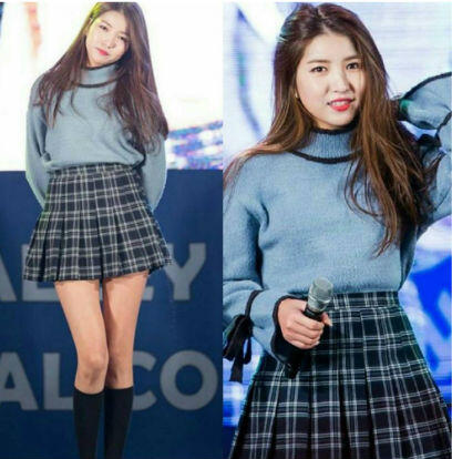 Ini 9 Ide Mix And Match Outfit Dengan Rok Mini Ala Sowon GFriend