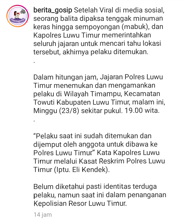 Viral Lagi, Bocah Dicekoki Minuman Keras, Entah Apa yang Merasukinya!