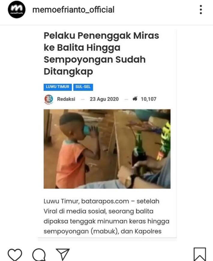 Akhirnya Tertangkap, Dua Pengangguran yang Viral Karena Mencekoki Miras Anak Balita!