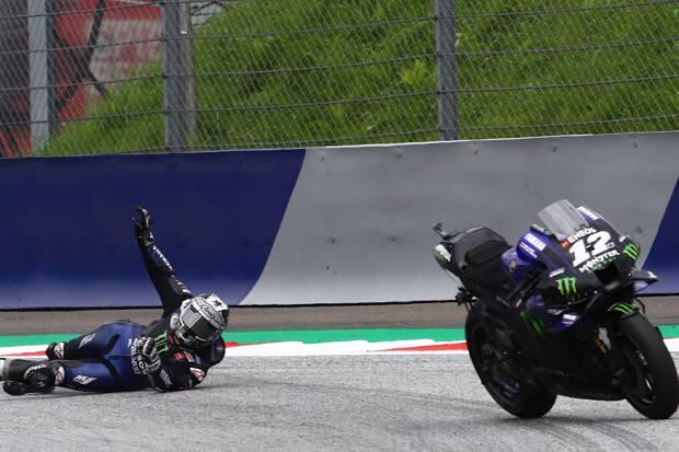 Rem Overheat, Vinales Putuskan Lompat dari Motor yang Melaju 220 km/jam